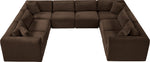 Shaggy - 8 Piece Modular U-Shaped Sectional