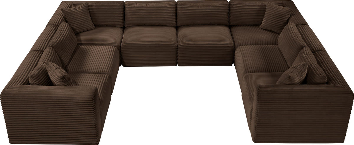 Shaggy - 8 Piece Modular U-Shaped Sectional