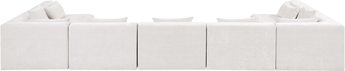 Stellar - 7 Piece Chenille Fabric Upholstered Modular Sectional