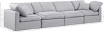 Indulge - Linen 4 Seat Modular Sofa