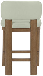 Paloma - Faux Leather Upholstered Counter Stool (Set of 2) - Brown Frame