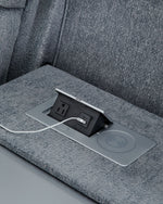 Studio Cave - Power Reclining Sofa - Steel