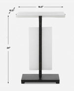 Elements Bubble - Glass Accent Table