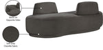 Argyle - Chenille Fabric Chaise / Loveseat