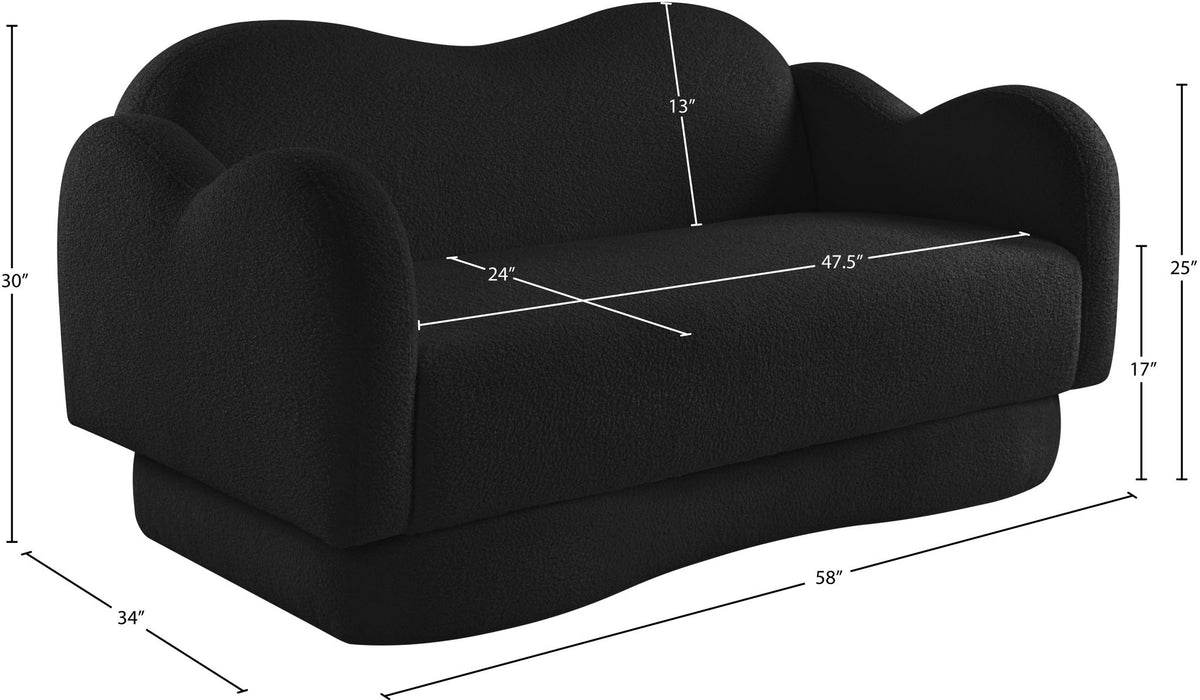 Bloom - Teddy Fabric Loveseat