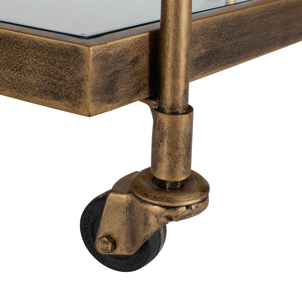 Scarritt - Bar Cart - Antique Brass