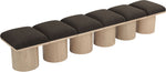 Pavilion - 6 Piece Modular Bench With Natural Base