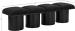 Pavilion - 4 Piece Modular Bench With Black Base