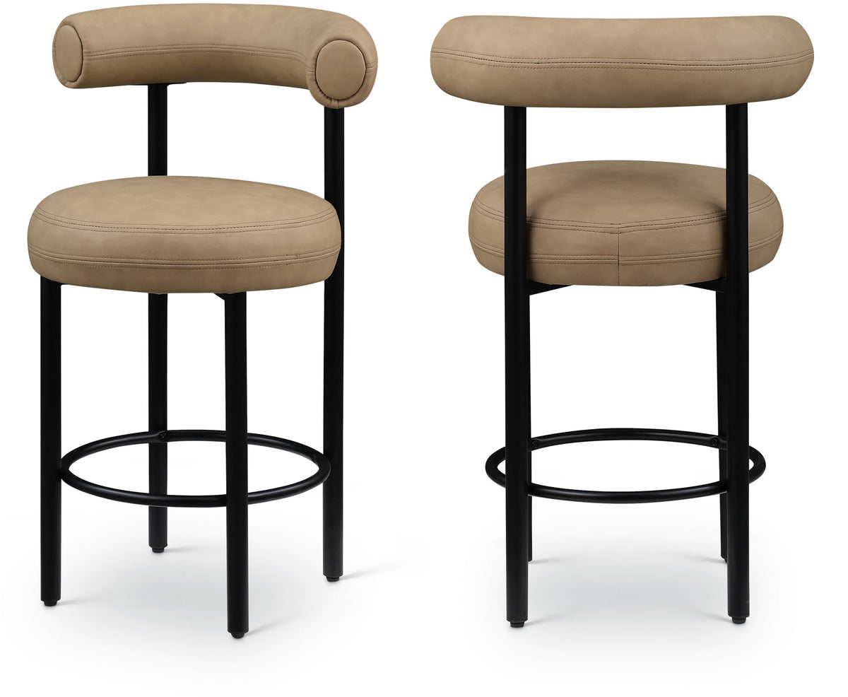 Bordeaux - Counter Stool (Set of 2) - Tan