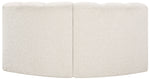 Arc - Boucle Fabric 2 Piece Modular Sofa