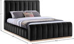 Amara - Velvet Bed
