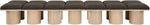 Pavilion - 14 Piece Modular Bench With Natural Base