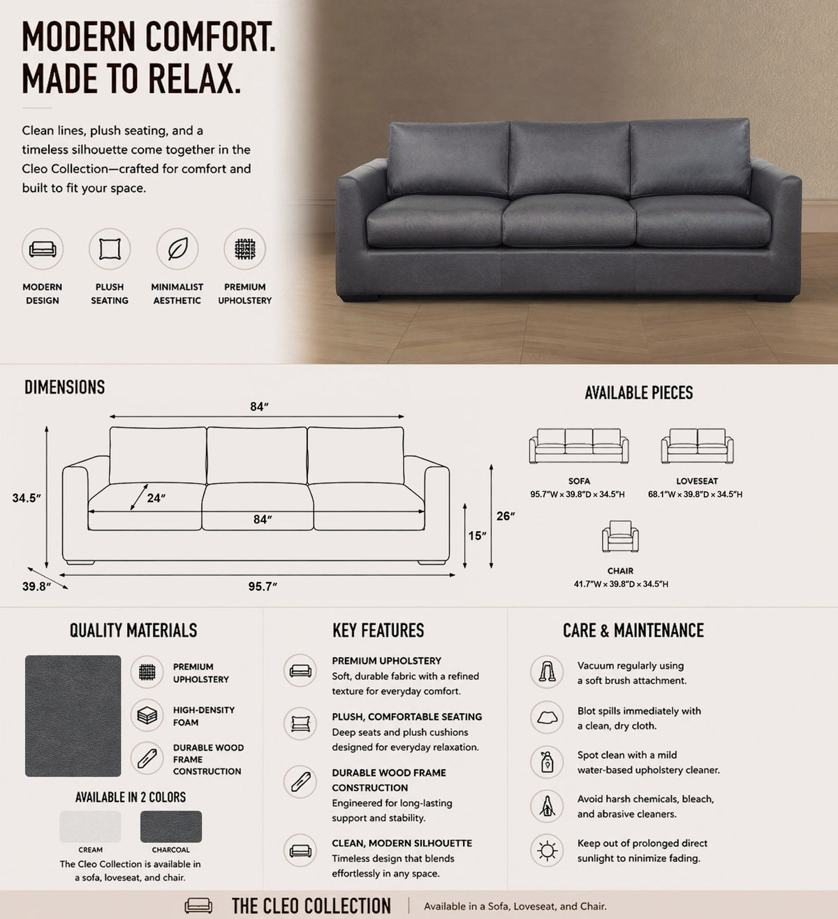 Manhattan Cleo - Sofa