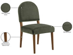 Varinelle - Velvet Dining Chair (Set of 2) - Walnut Frame