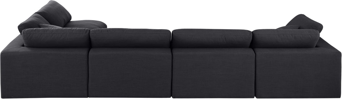 Comfy - 5 Piece Linen Modular Sectional