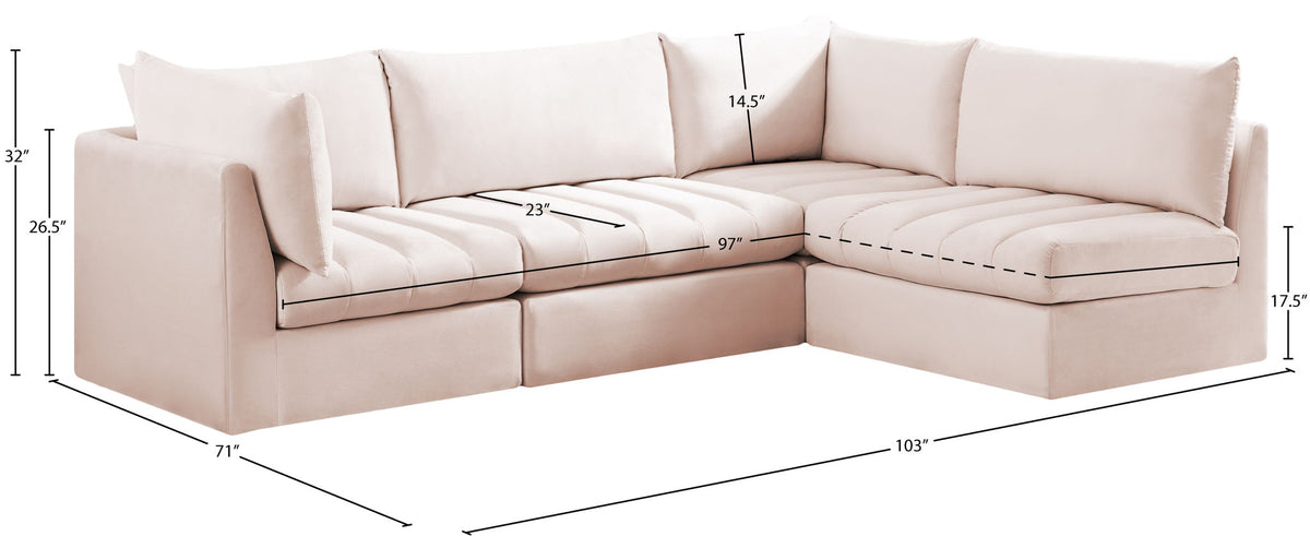 Jacob - 4 Pc. Modular Sectional