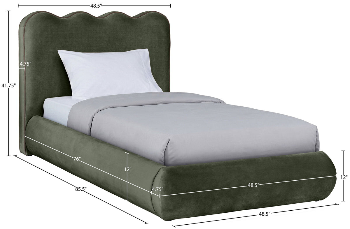 Tempo - Velvet Upholstered Bed