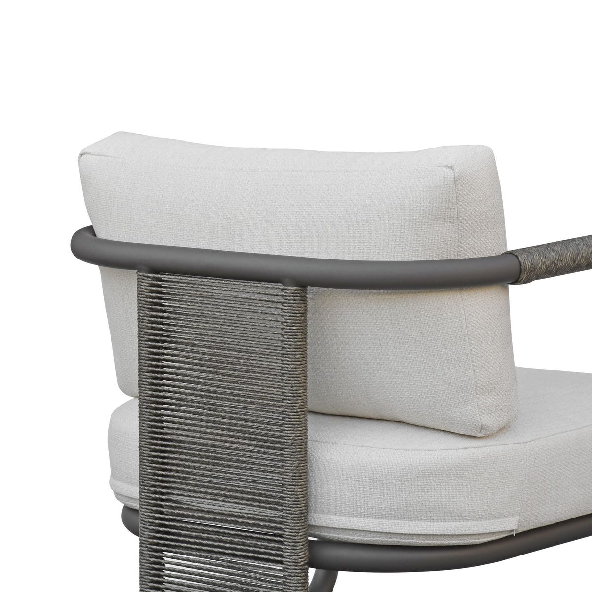 Dorado - Outdoor Club Chair - Off-White / Gray