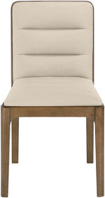 Ellis - Vegan Leather Upholstered Dining Chair (Set of 2) - Brown Base