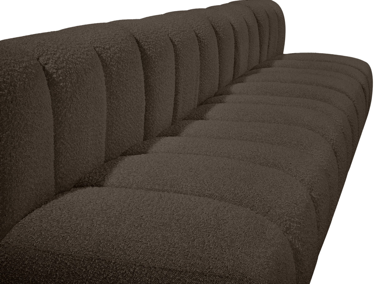 Arc - Boucle Fabric 7 Piece Modular Sofa