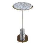Split The Difference - Accent Table - Brass