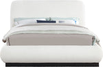 Rigby - Linen Bed With Black Base
