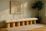 Pavilion - 7 Piece Modular Bench With Natural Base