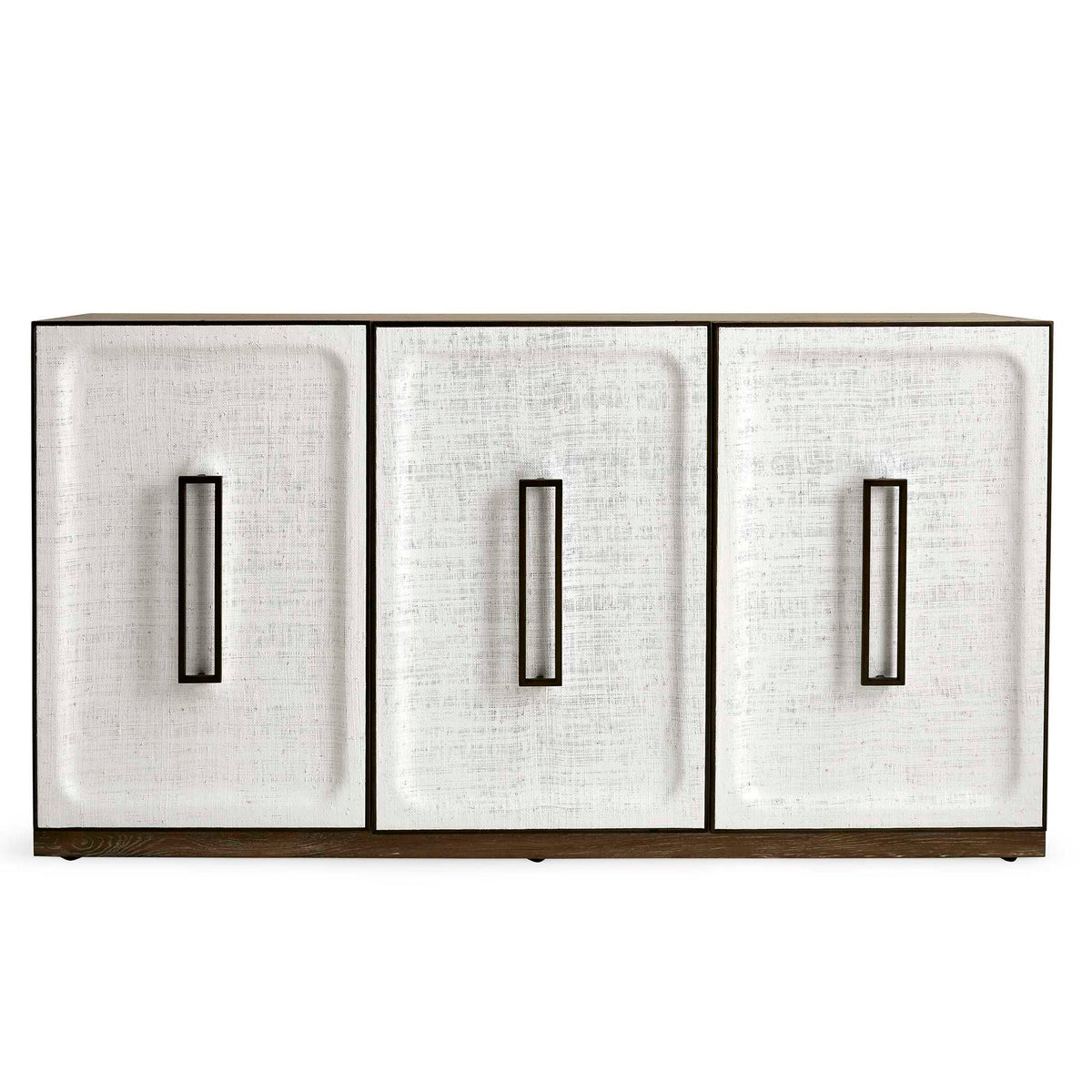 Linen 3 Door Cabinet - White