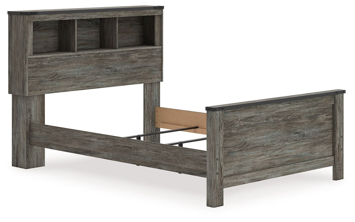 Frandern - Bookcase Panel Bedroom Set