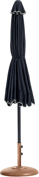 Amalfi - Patio Umbrella - Light Brown Base / Black Pole