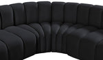 Arc - Velvet 6 Piece Curved Modular Sofa