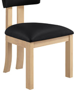 Lavrin - Vegan Leather Dining Side Chair (Set of 2) - Natural Base