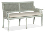 Charleston - Bench - Light Blue / Beige