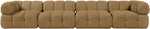 Orin - Fabric Velvet 4 Piece Modular Sofa