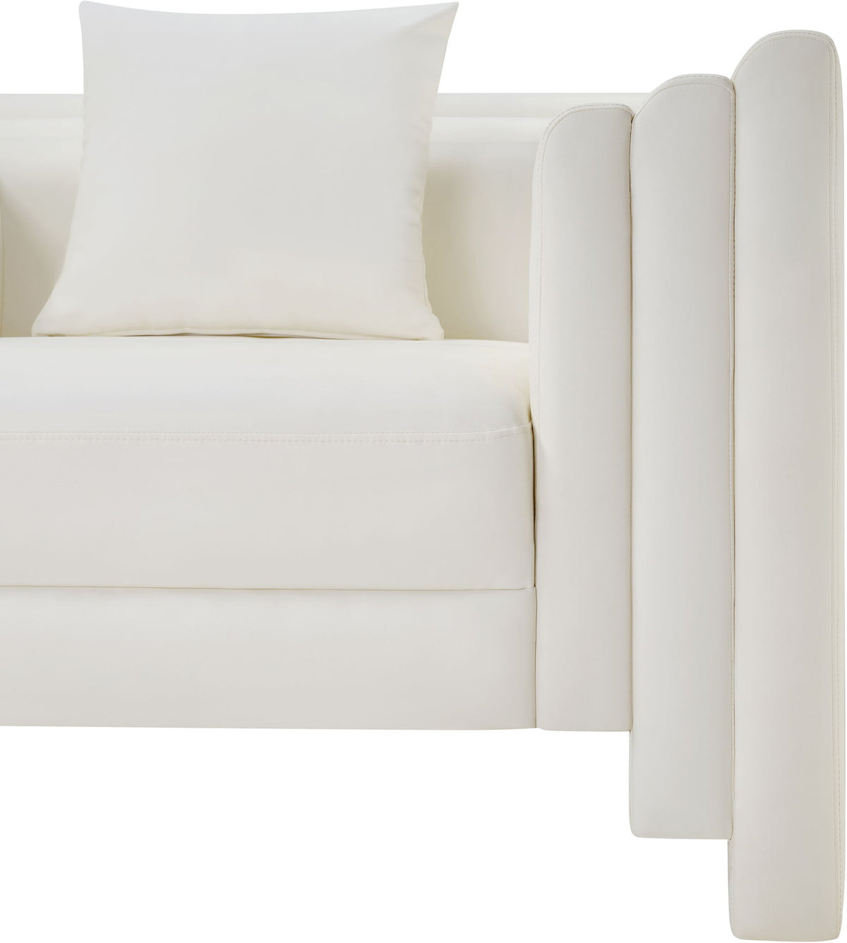 Everett - Vegan Leather Upholstered Loveseat