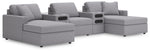 Modmax - U-Shaped Sectional - Granite