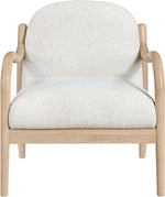 Helmsley - Performance Fabric Upholstered Accent Chair - Cream / Natural