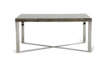 Santiago Modern Rectangular Wood Mosaic Dining Table by VIG Furniture - View 6