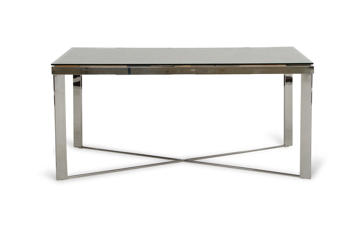 Santiago Modern Rectangular Wood Mosaic Dining Table by VIG Furniture - View 6