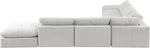 Comfy - 7 Piece Velvet Modular Corner Sectional