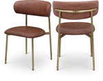 Lupita - Dining Chair With Brushed Gold Legs (Set of 2)