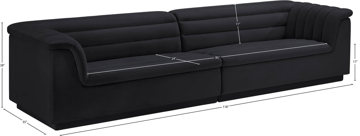 Cascade - Velvet Modular Sofa