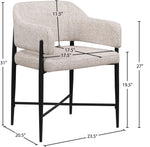 Dame - Fabric Upholstered Dining Chair (Set of 2)