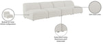 Miramar - 4 Seat Armless Modular Sofa