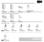 Krystal - 2 Door Vitrine - Black