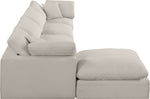 Comfy - 5 Piece Linen Modular Sectional With Chaise