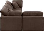 Indulge - Velvet 4 Piece Modular Sectional