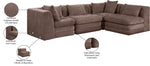 Stellar - 4 Piece Upholstered Modular Sectional