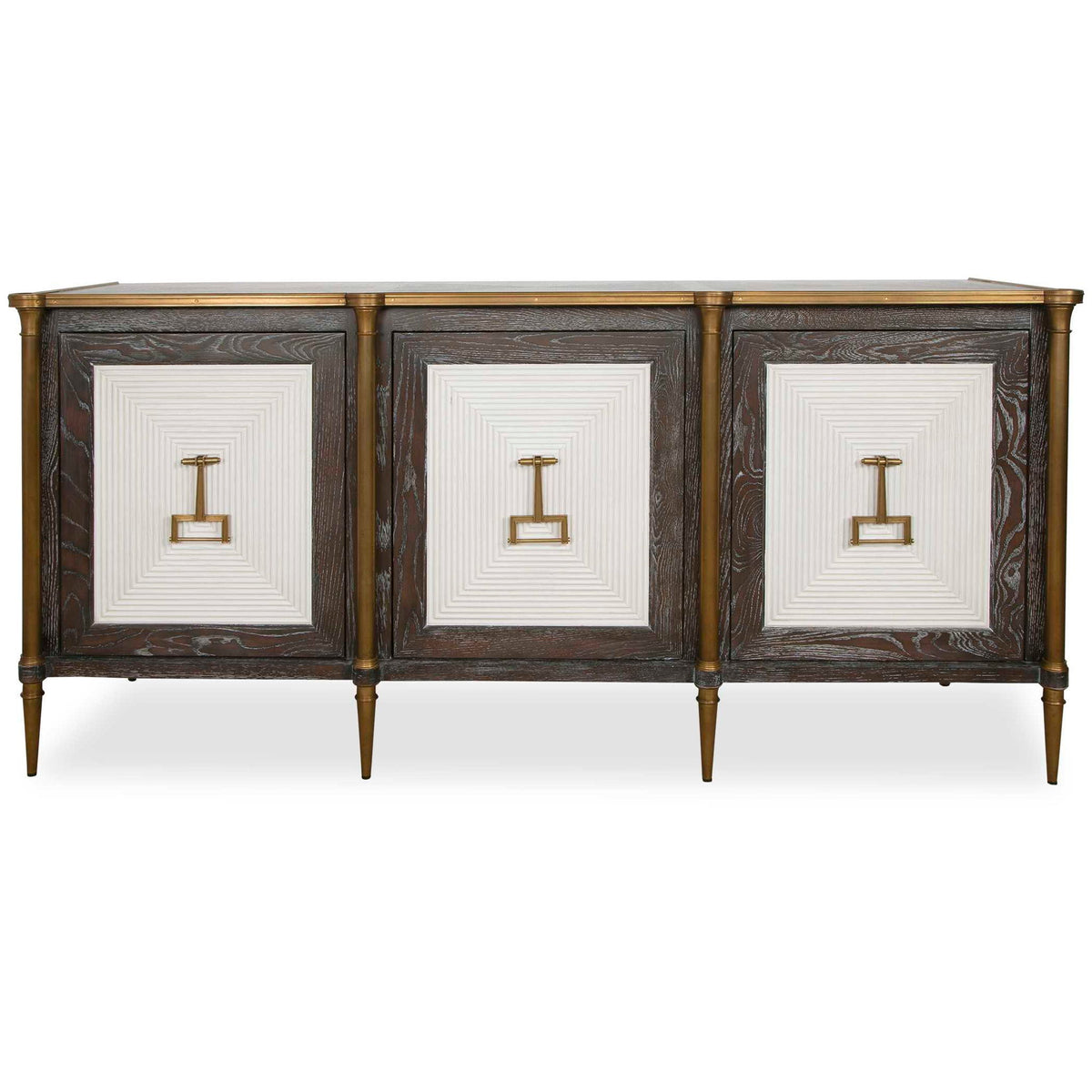 Let It Drop - Cabinet - Brown / Gold / White