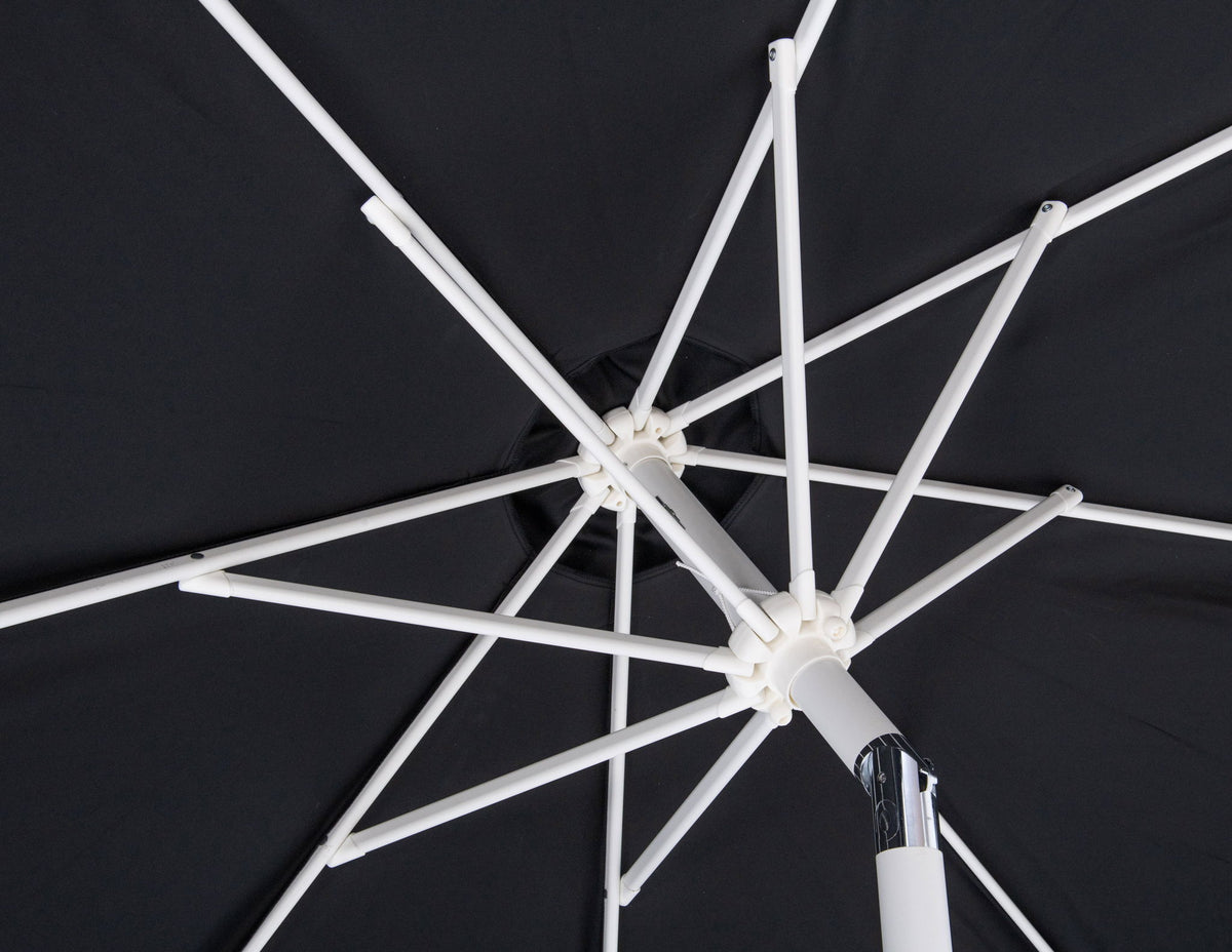 Amalfi - Patio Umbrella - White Base / White Pole
